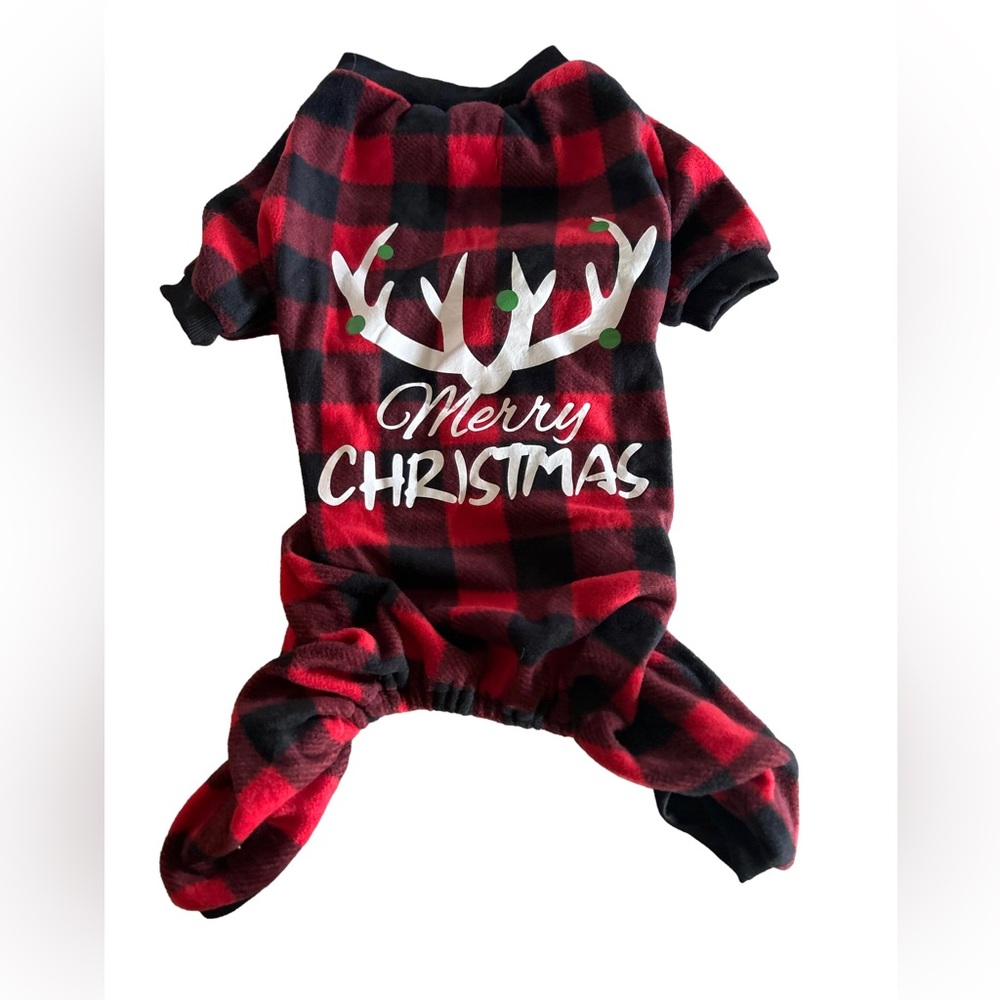 BINGPET Christmas Dog PJS Dog Warm Pet Winter Clothes Classic Plaid size L NWOT